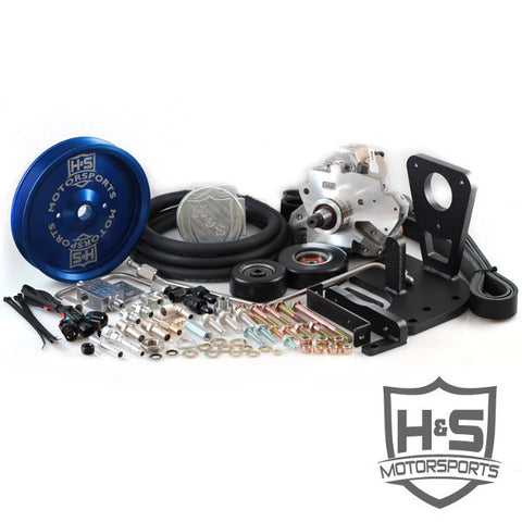 H&S Motorsports 131001-2 (Blue ) Dual High Pressure Fuel Kit  2011-2016  6.6 Chevy Duramax