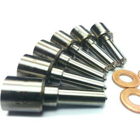 Dynomite Diesel Products  DDP 325-XXNZ High Flow Injector Nozzle Set (New)  2004.5-2007 Dodge 5.9 Cummins  (50HP OR 90HP)
