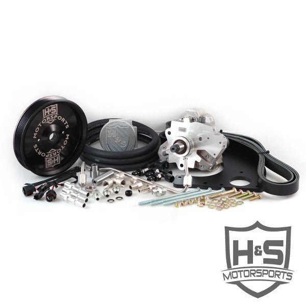 H&S Motorsports 121001-3  (Black) Dual High Pressure Fuel Kit  2011-2019 6.7 Powerstroke