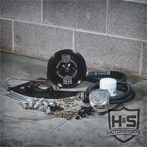 H&S Motorsports 121002-3 ( Black ) Dual High Pressure Fuel Kit w/o CP3   2011-2019 6.7 Powerstroke