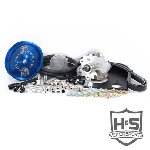 H&S Motorsports 121001-2  (Blue) Dual High Pressure Fuel Kit  2011-2019 6.7 Powerstroke