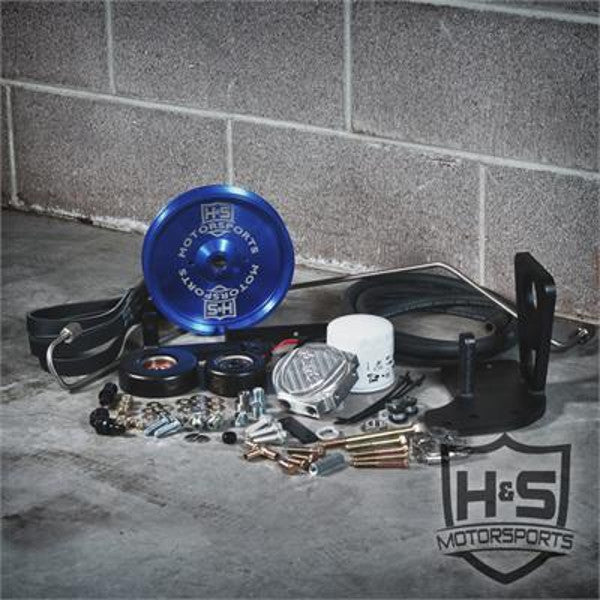 H&S Motorsports 131002-2 (Blue) Dual High Pressure Fuel Kit w/o CP3  2011-2016  6.6 Chevy Duramax