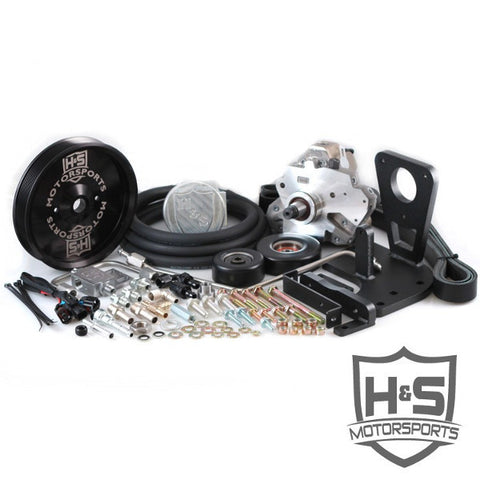 H&S Motorsports 131001-3 (Black ) Dual High Pressure Fuel Kit  2011-2016  6.6 Chevy Duramax