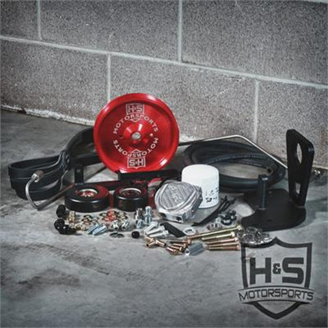 H&S Motorsports 131002-4 (Red) Dual High Pressure Fuel Kit w/o CP3  2011-2016  6.6 Chevy Duramax