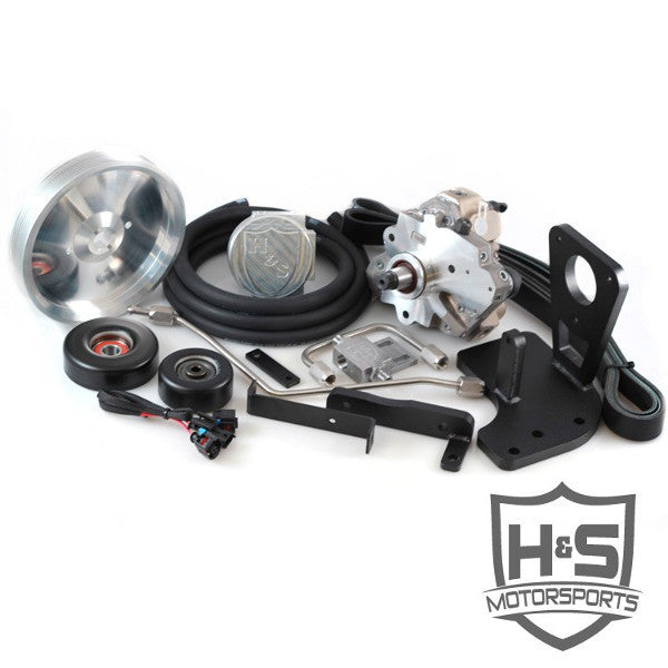 H&S Motorsports 131001-1 (Aluminum) Dual High Pressure Fuel Kit  2011-2016 6.6 Chevy Duramax