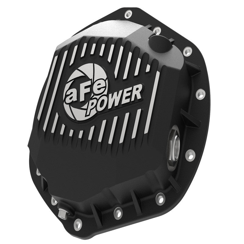 AFE 46-70392 Pro Series Rear Differential Cover Black w/ Machined Fins   	 Dodge Cummins 2014-2018