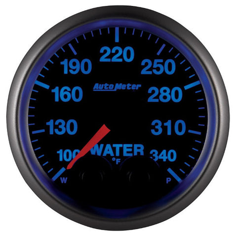 Auto Meter Elite Series  5655  2-1/16" WATER TEMPERATURE, 100-340 °F (Changes to 7 Different Colors)