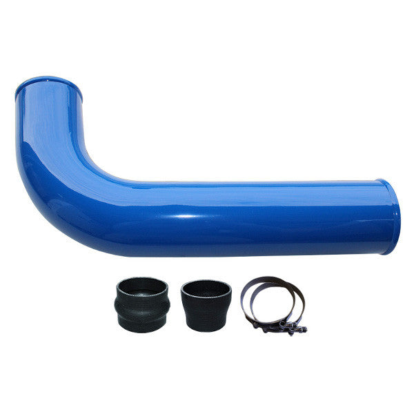 Pusher 3.5" MEGA Driver-Side Intercooler Tube 2013 - 2018 Dodge Cummins  (Blue)