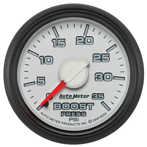 Auto Meter  8504    2-1/16" BOOST, 0-35 PSI, GEN 3 DODGE FACTORY MATCH