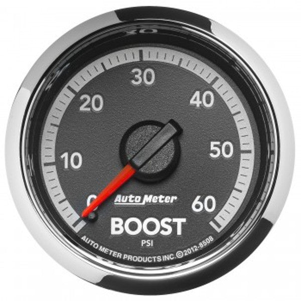 Auto Meter 8508    2-1/16" BOOST, 0-60 PSI, 4th Gen DODGE FACTORY MATCH