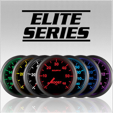 Auto Meter Elite Series 5640  2-1/16" OIL TEMPERATURE, 100-340 °F  (Changes to 7 Different Colors)