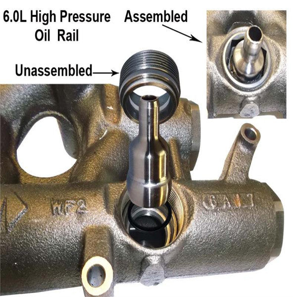 1st Class Auto Parts High Pressure Oil Rail Ball Tube Repair Kit – 04-10 Ford 6.0L Turbo Diesel - View #4