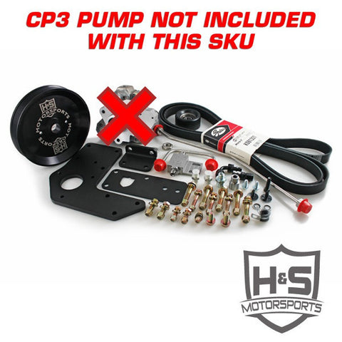 H&S Motorsports 211004  2007-2018 Cummins 6.7L Dual High Pressure Fuel Kit W/O CP3