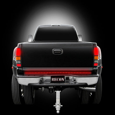 Recon 26412  49" Hyperlite Red L.E.D. "Line Of Fire" Tailgate Light Bar (Fits most flare-side and smaller trucks and SUV's)