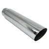 Different Trend Q9-405022SL - Diesel Series Round Angle Cut Weld-On Exhaust Tip (4" Inlet, 5" Outlet, 22" Length)